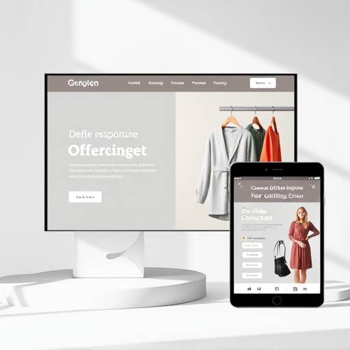 Website moderno e responsivo para uma loja de roupas online.